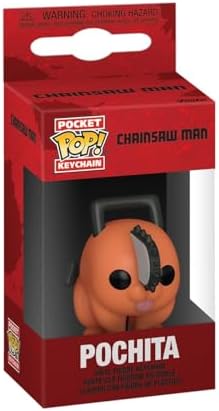 Funko POP Keychain CSM - Pochita - Chainsaw Man Novelty Keyring - Collectable Mini Figure