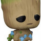 Funko POP Marvel Guardians of The Galaxy - Groot with Grunds - Groot Shorts - Collectable Vinyl Figure