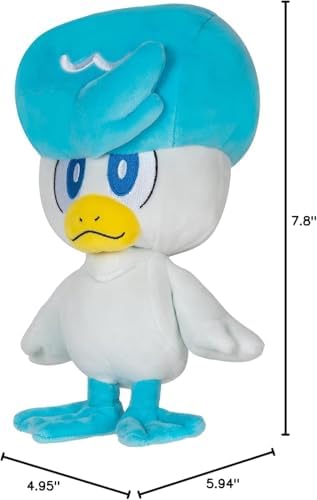 Pokemon Quaxly Plush - 8-Inch Plush with Authentic Details