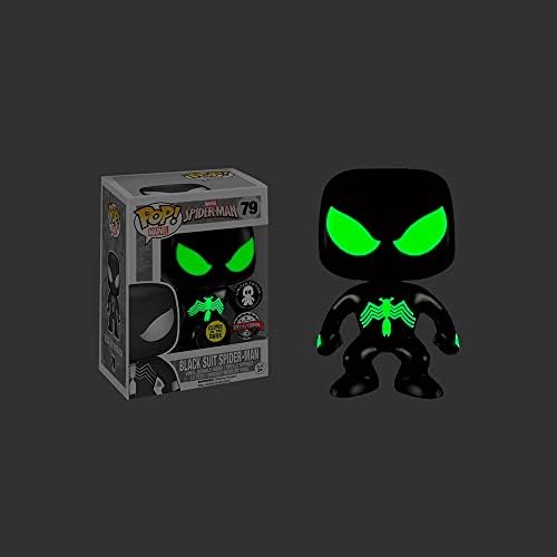 FunKo Pop Spider-Man Black Suit Spider-Man GITD