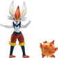 Pokemon Battle Figure 10 Pack - One 4.5-Inch Cinderace Figure Plus Three 3-Inch and Six