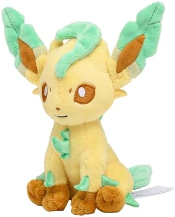 Pokemon Center Sitting Cuties Leafeon Plush 470 - Generation 4-6 in