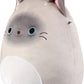 Squishmallows Original 10-Inch Felton The Siamese Cat - Official Jazwares Plush