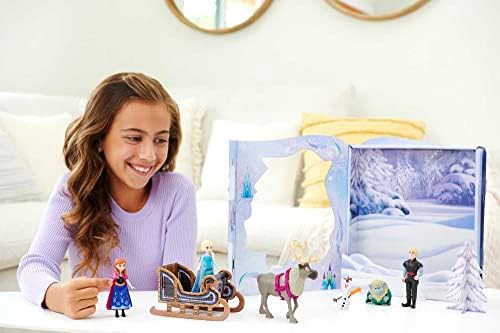 Mattel Disney Frozen Set with Olaf Bruni Figures PLus 5 Campfire Inspired by Mattel