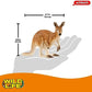 Schleich Wild Life Kangaroo Animal Figurine - Detailed Wild Animal Kangaroo Toy Figure