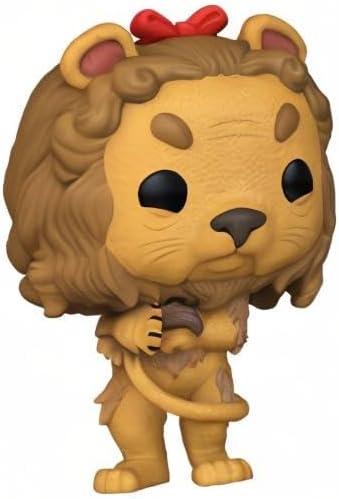Funko POP Movies The Wizard of Oz - Cowardly Lion - 16 Odds for Rare Chase Variant - Flocked - Collectable Vinyl Figure