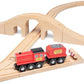 Melissa & Doug Melissa Doug Classic Wooden Figure Eight Train Set 22 pcs