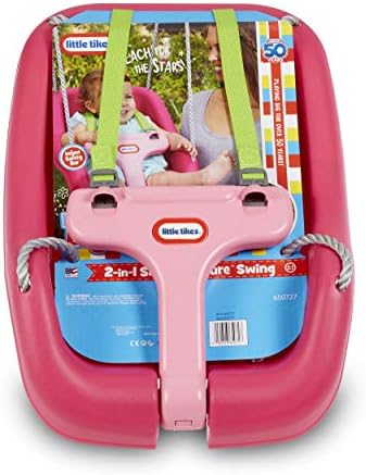 Little Tikes 2-in-1 Snug 'n Secure Swing Magenta