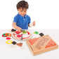 Melissa & Doug Melissa Doug Felt Food Mix 'n Match Pizza Play Food Set 40 pcs