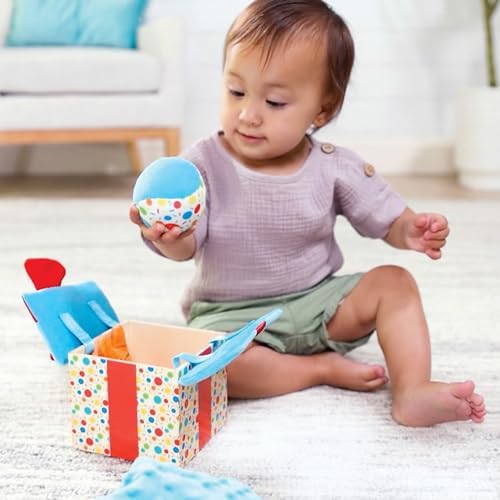Melissa & Doug Melissa Doug Wooden Surprise Gift Box Infant Toy 5 Pieces Baby Toy Gift