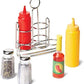 Melissa & Doug Melissa Doug Condiments Set 6 pcs - Play Food Stainless Steel Caddy