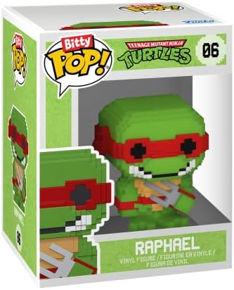Funko Bitty POP Teenage Mutant Ninja Turtles TMNT - Shredder 4-Pack - 8-Bit Raphael 8-Bit