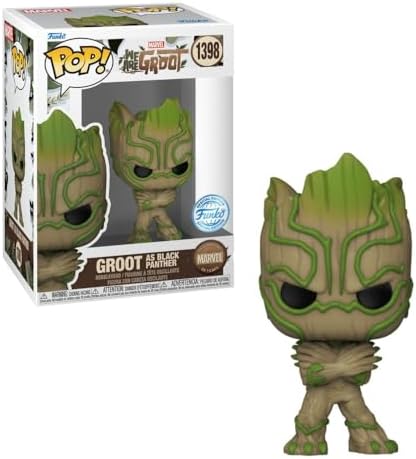 Funko Pop Groot as Black Panther 1398