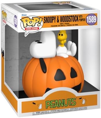 Funko Pop Deluxe It's The Great Pumpkin Charlie Brown - Snoopy Woodstock with Pumpkin