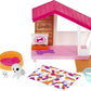 Barbie Mini Playset with 2 Pet Puppies Doghouse and Pet 3 to 7 Year Olds