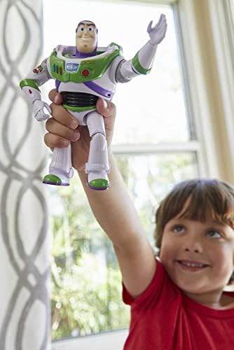 Mattel Disney Pixar Toy Story Action Figure Posable Buzz Lightyear in Signature Spacesuit