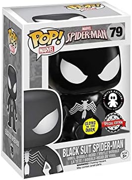 FunKo Pop Spider-Man Black Suit Spider-Man GITD