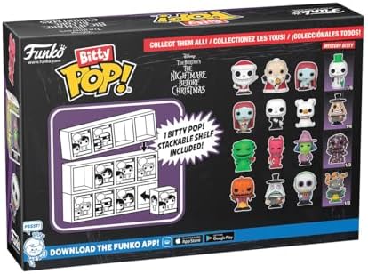 Funko Bitty Pop The Nightmare Before Christmas - Pumpkin Jack 4PK - Pumpkin King Mayor