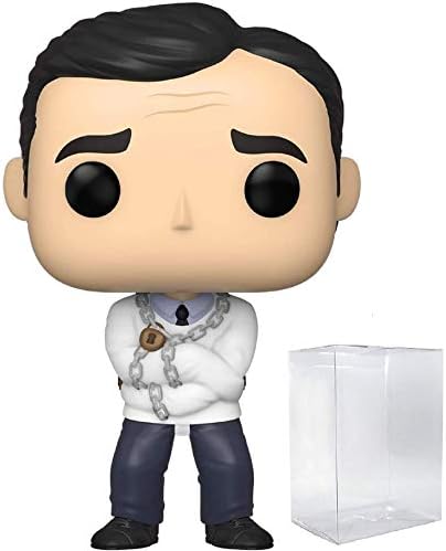 Funko The Office - Straitjacket Michael Scott Pop Vinyl Figure Bundled with Compatible