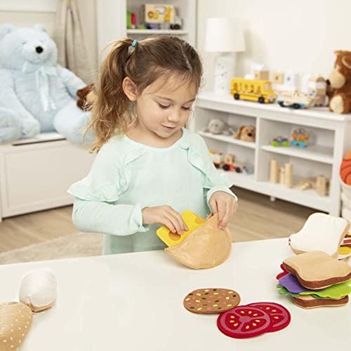Melissa & Doug Melissa Doug Felt Food Sandwich Set Pretend Play Play Food