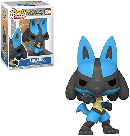 Pokemon - Lucario Pop Vinyl Figure Bundled with Compatible Pop Box Protector Case