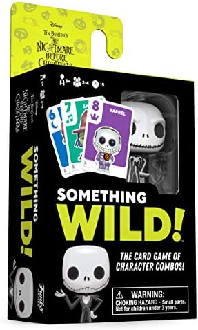 Funko Something Wild Family Card - The Nightmare Before ChristmasIncludes Collectable Mini POP Ideal for Children - Fun for The Whole Family Board Game
