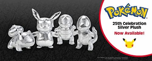 Pokemon 8 Silver Charmander 25th Anniversary Plush