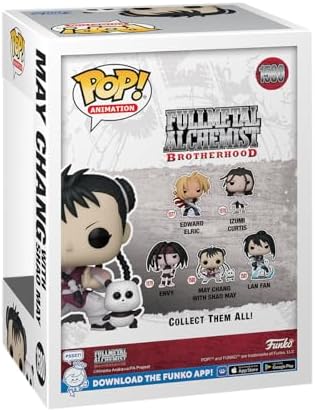 Funko POPBuddy FMA B - May Chang with Panda - Full Metal Alchemist - Collectable Vinyl Figure