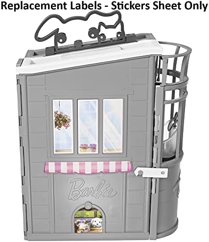 Barbie Replacement Parts Pet Care Center Playset - FBR36 Replacement Labels - Sheet