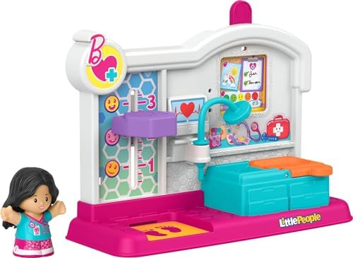 Fisher-Price Little People Toddler Toy Barbie You Can Be Anything Doctor Playset