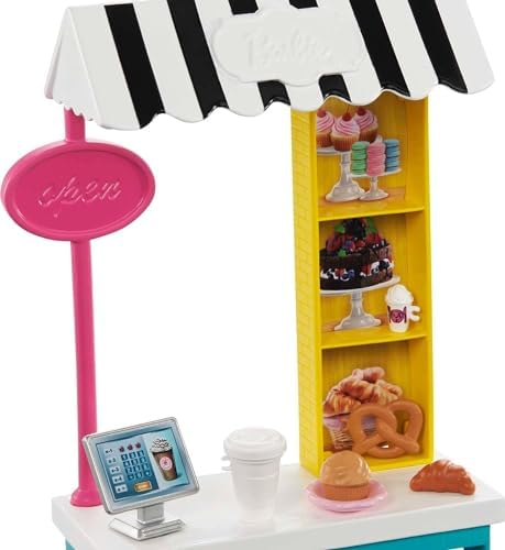 Barbie Life in The City Cafe Playset Store