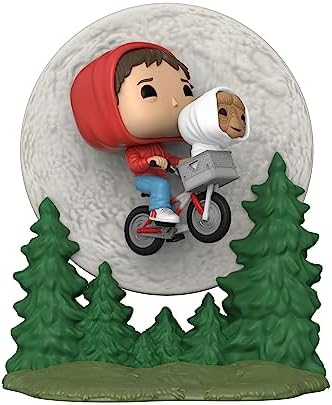 Funko Pop Moment E.T. The Extra-Terrestrial - Elliot and E.T. Flying Glow in The Dark