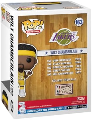 Funko POP NBA Legends - Wilt Chamberlain - 1973 - Collectable Vinyl Figure