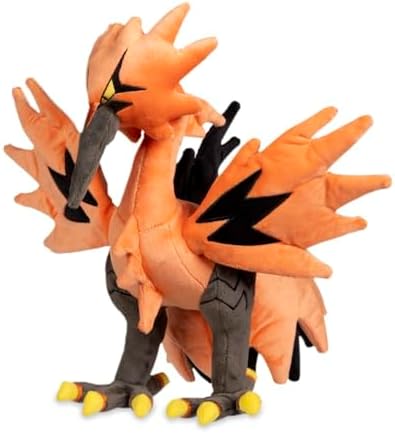 Pokemon Center Galarian Zapdos Poke Plush - 11 12 In.
