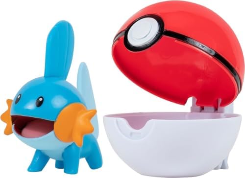 Pokemon Clip'n'Go Poke Balls - Gobou Pokeball Unisex Articulated Figure Multi-Coloured