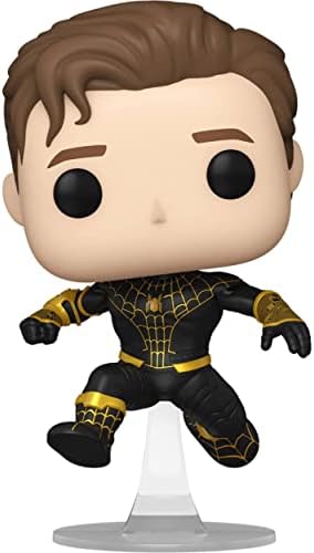 Funko Pop Marvel's Spiderman No Way Home BlackGold Unmasked Figure AAA Anime