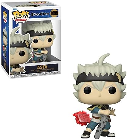 Funko POP Black Clover - Asta Funko Vinyl Figure Bundled with Compatible Box Protector