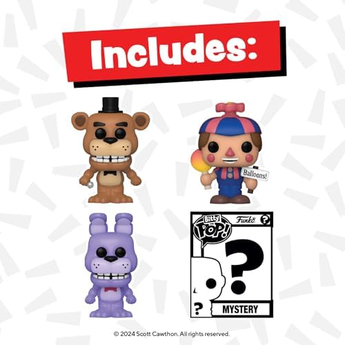 Funko Bitty POP Five Nights at Freddy's FNAF- Freddy and A Surprise Mystery Mini Figure -