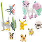 Pokemon Figure Battle Ready 8-Pack Toy Set - Sword and Shield - 4.5 Ponyta 2 Pikachu