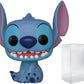 Funko Disney Lilo Stitch - Smiling Seated Stitch Pop Vinyl Figure Bundled with Compatible