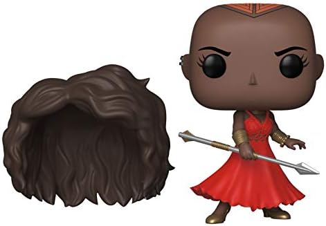 Funko Pop Marvel Black Panther - Okoye with Red Dress and Removable Wig Fall Convention