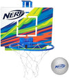 Nerf Nerfoop - The Classic Mini Foam Basketball and Hoop - Hooks On Doors - Indoor and