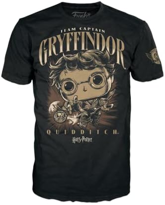 Funko Pop Boxed Tee Harry Potter - Quidditch Harry Adult Large