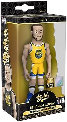 Funko Pop Gold NBA Warriors - Steph Curry City 5 with Chase Styles May Vary