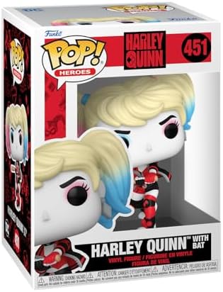 Funko POP Heroes DC - Harley Quinn with Bat - DC Comics - Collectable Vinyl Figure