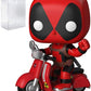 Funko Marvel Deadpool Parody - Deadpool on Scooter Pop Rides Vinyl Figure Bundled with