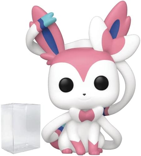 Pokemon - Sylveon Pop Vinyl Figure Bundled with Compatible Pop Box Protector Case