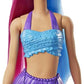 Barbie Dreamtopia Mermaid Doll with Pink Blue Hair Tail Plus Tiara Accessory