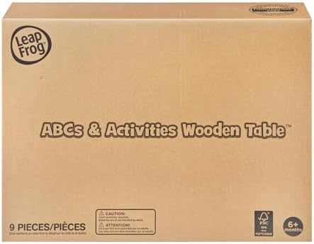 LeapFrog ABCs and Activities Wooden Table Frustration Free Packaging