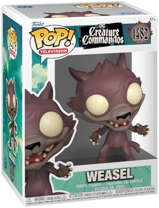 Funko POP TV Creature Commandos - Weasel - DC Comics - Collectable Vinyl Figure